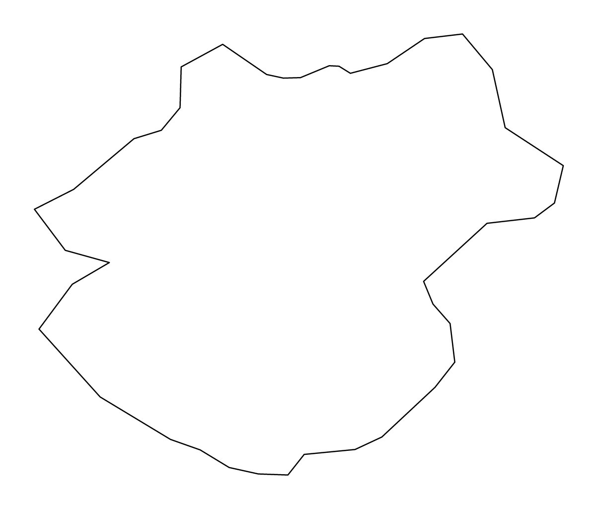 Mapa de contorno de Călărași, Moldova.