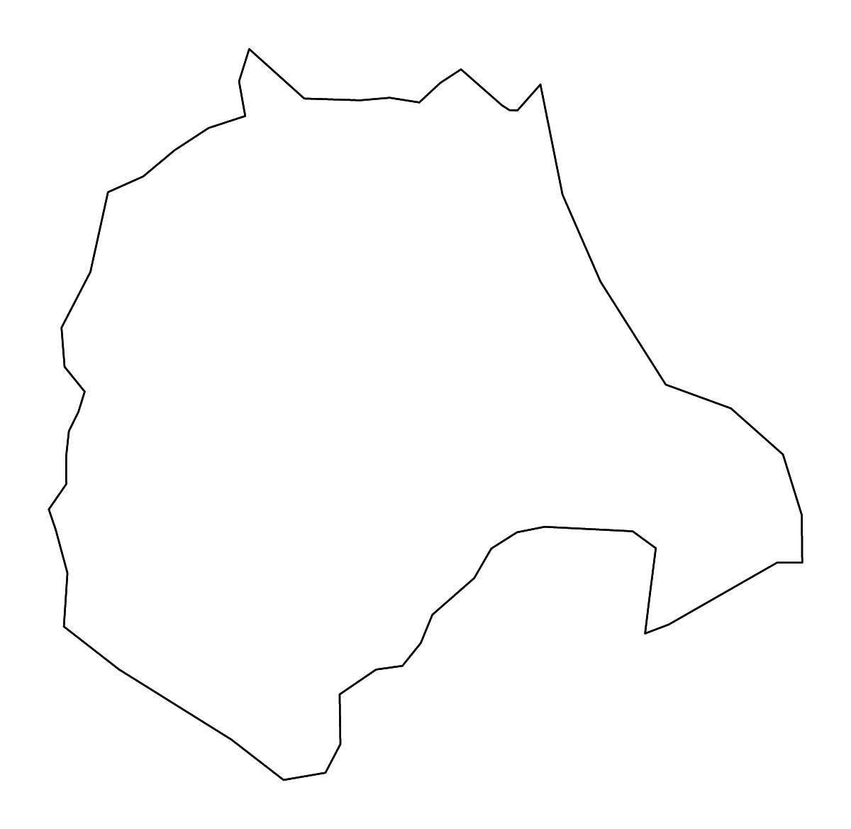 Mapa de contorno de Cimișlia, Moldova con ríos.