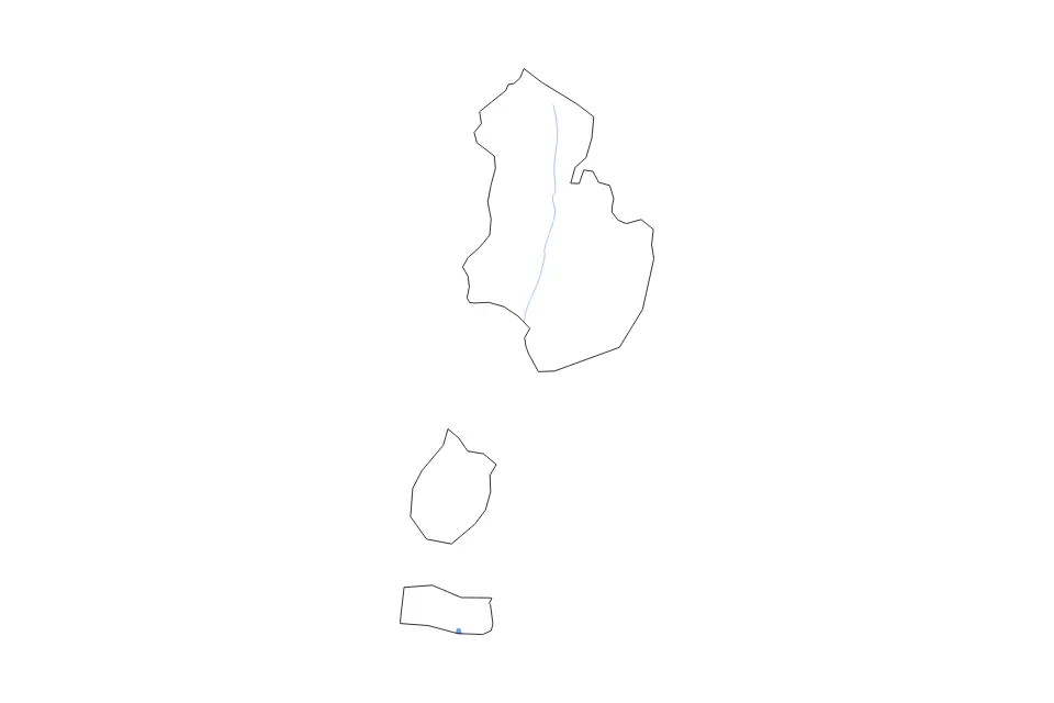 Mapa de Comrat, Moldova de tipo contorno, lagos y ríos para Europa, con contorno, lagos y ríos con elementos de agua como Ozero Kahul.