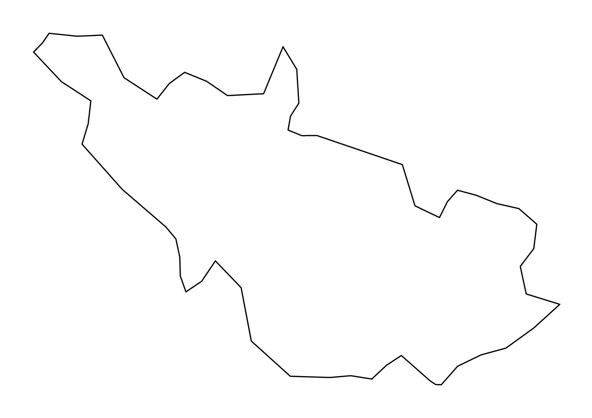 Carte de contour de Ialoveni, Moldova.