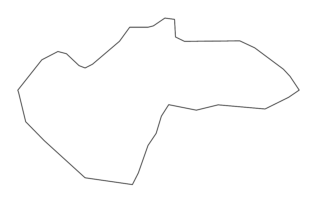 Mapa de contorno de Ocnița, Moldova con ríos.