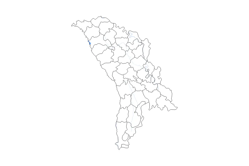 Moldova outline map preview