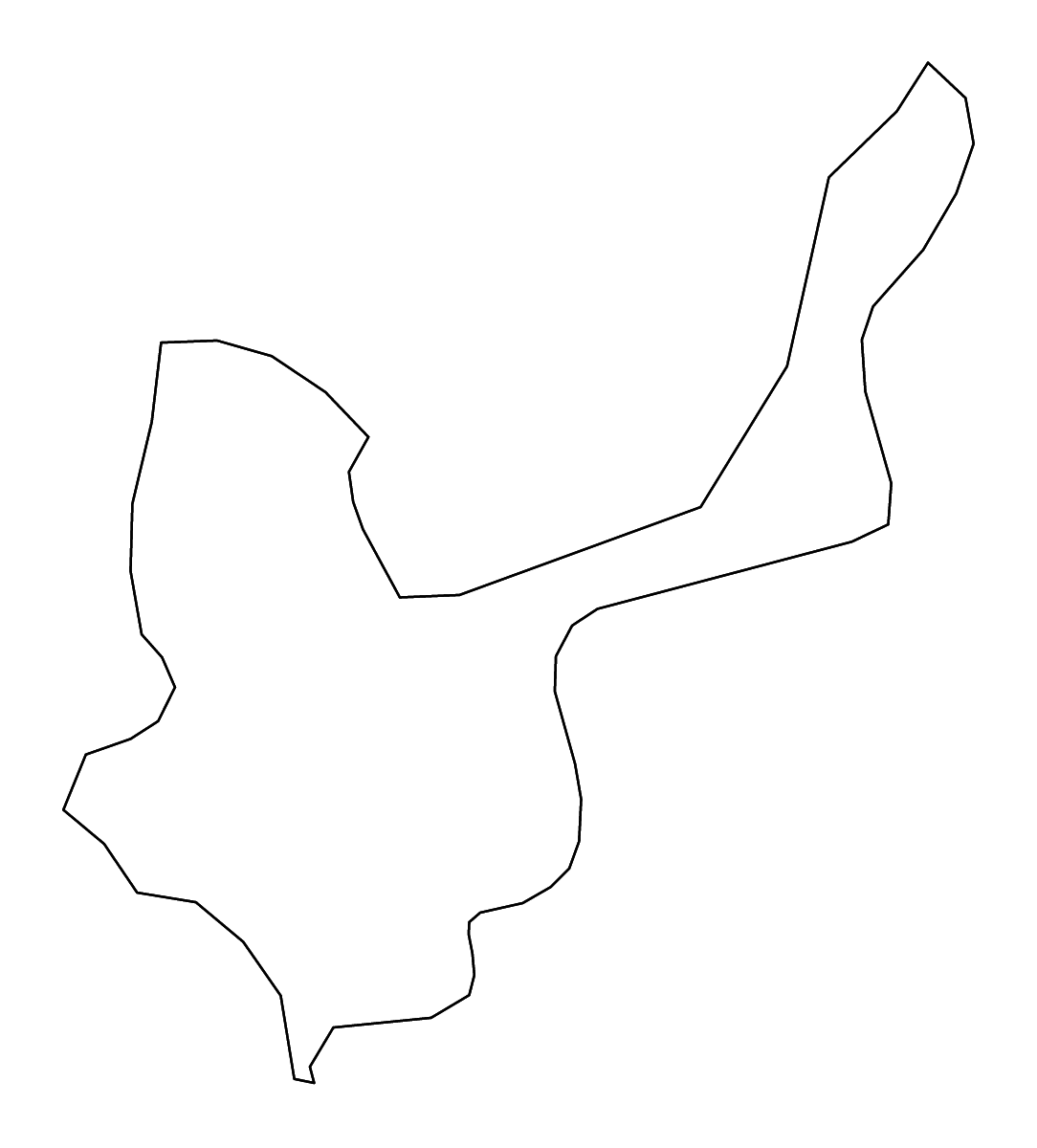 Mapa de contorno de Taraclia, Moldova con ríos.