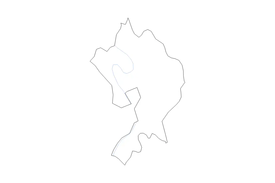 Outline map of Transnistria District (1628), Moldova with subdivision borders and rivers.