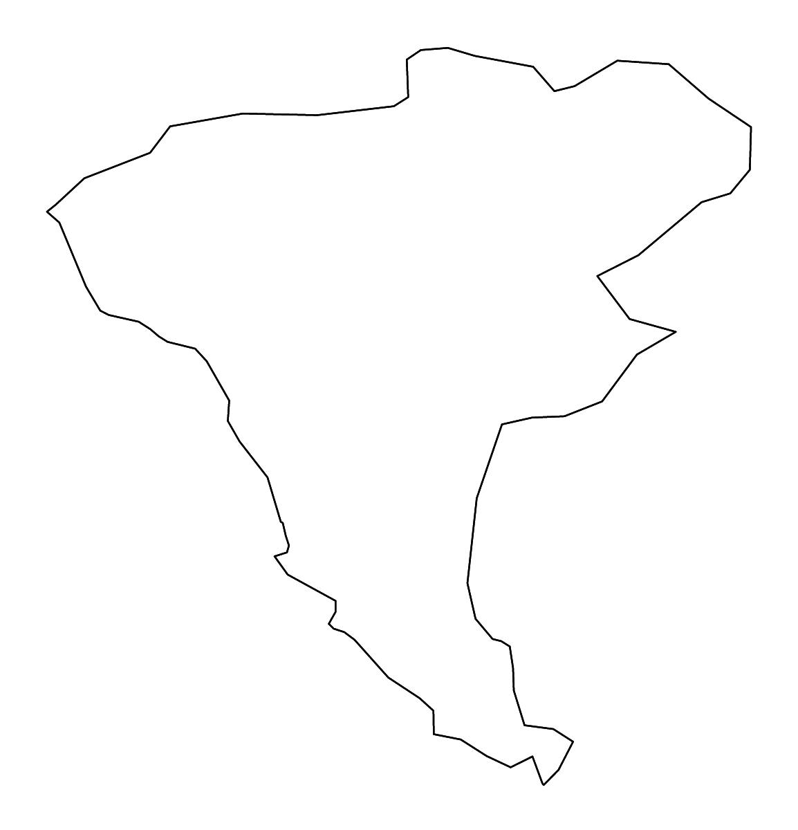Carte de contour de Ungheni, Moldova avec rivières.