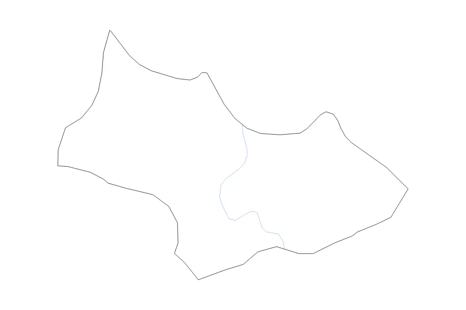 Bijelo Polje outline map preview