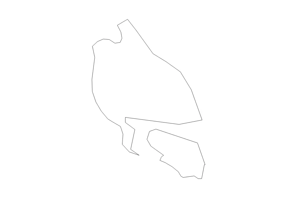 Aperçu de la carte de contour de Herceg Novi