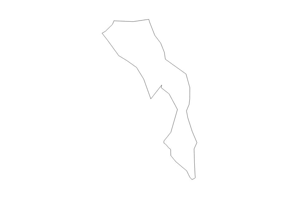 Aperçu de la carte de contour de Kotor