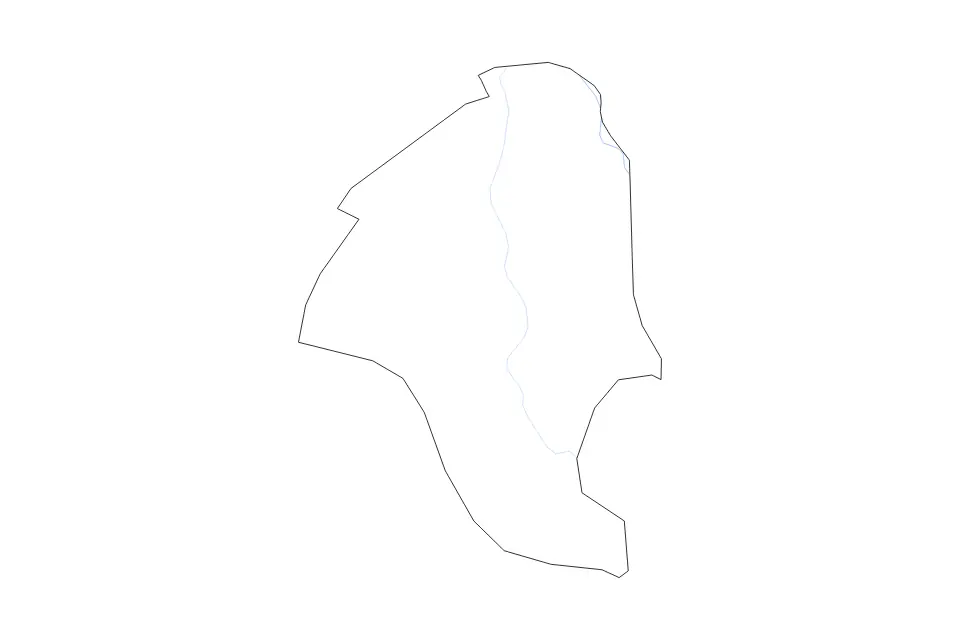 Carte de Plužine, Montenegro de type contour et rivières pour Europe, montrant contour et rivières avec des limites nettes.
