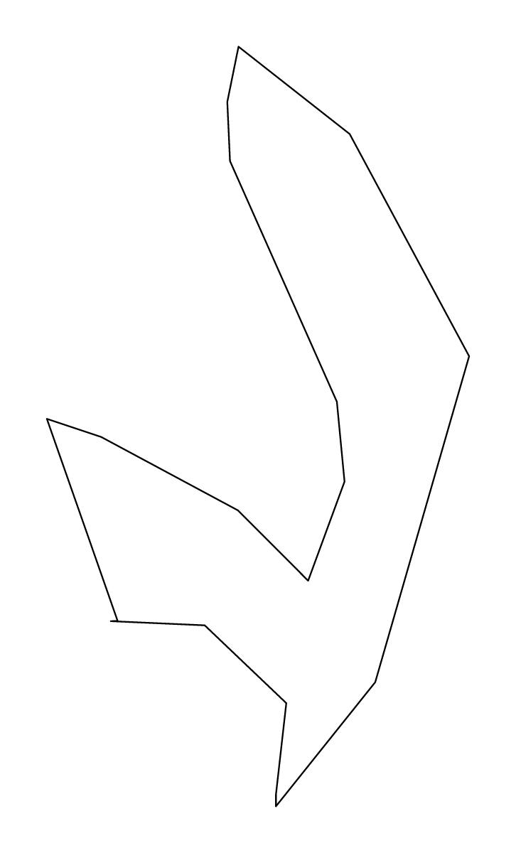 Mapa de contorno de Tivat, Montenegro.
