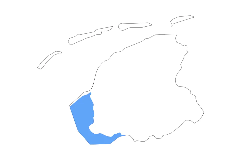 Aperçu de la carte de contour de Friesland
