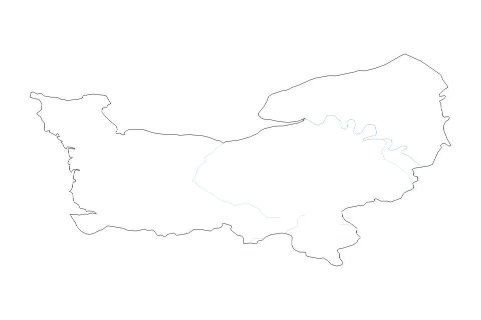 Vista previa del mapa de contorno de Normandy