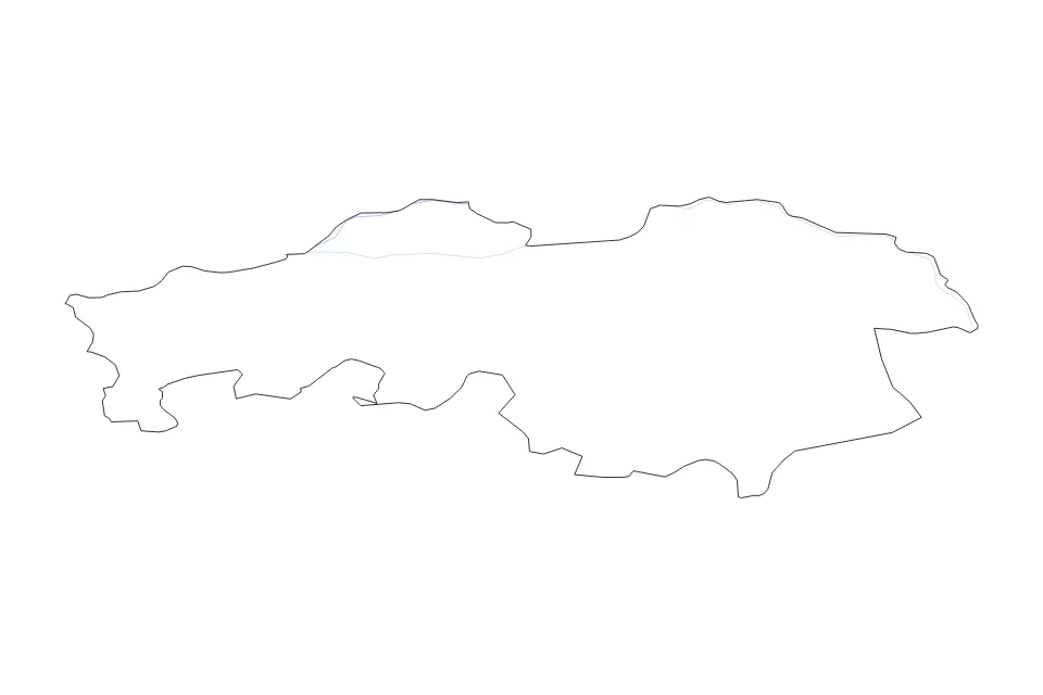Vista previa del mapa de contorno de North Brabant