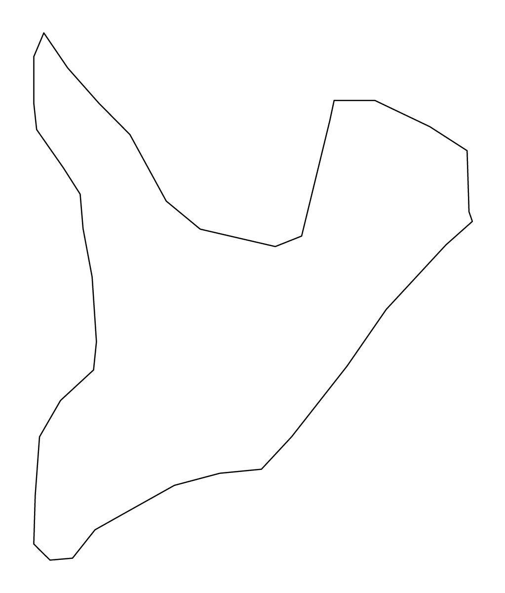 Mapa de contorno de Aračinovo, North Macedonia.