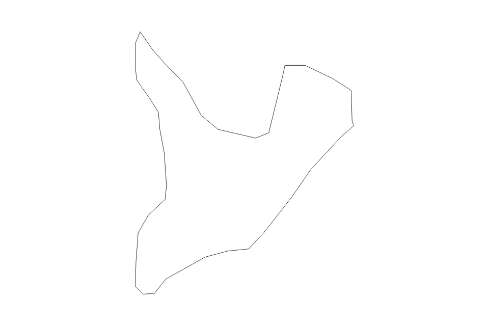 Vista previa del mapa de contorno de Aračinovo