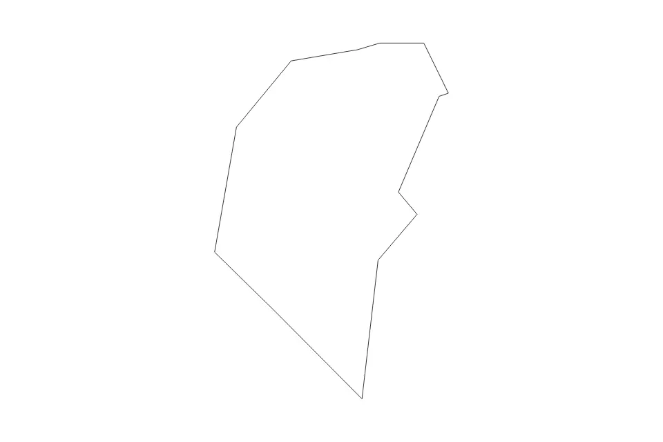 Carte de Centar, North Macedonia de type contour pour Europe, montrant contour avec des limites nettes.