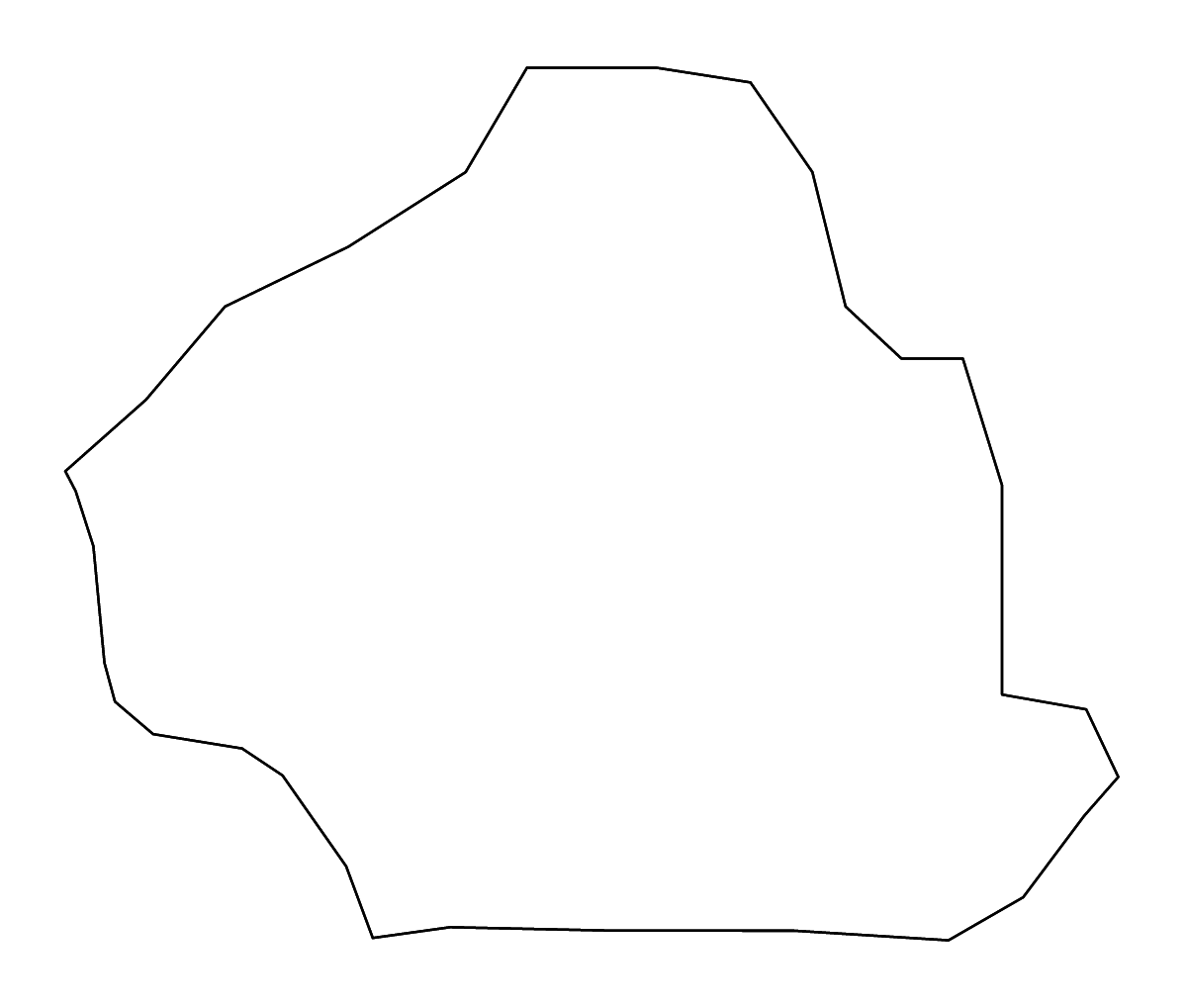 Mapa de contorno de Centar Župa, North Macedonia con ríos.