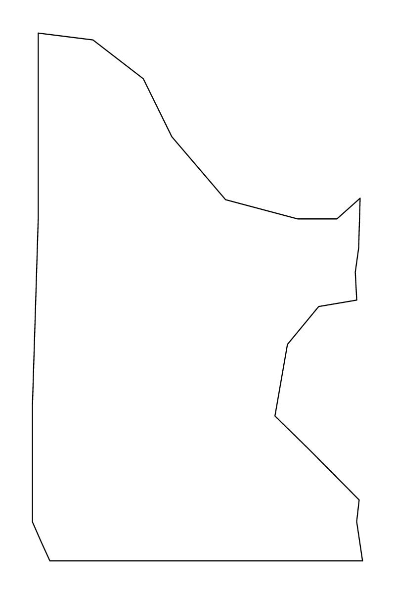 Carte de contour de Karpoš, North Macedonia.
