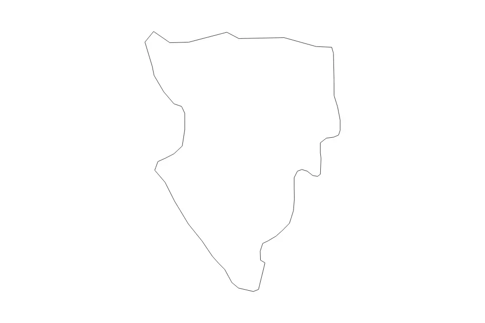 Mapa de Lipkovo, North Macedonia de tipo contorno para Europa, con contorno con límites limpios.