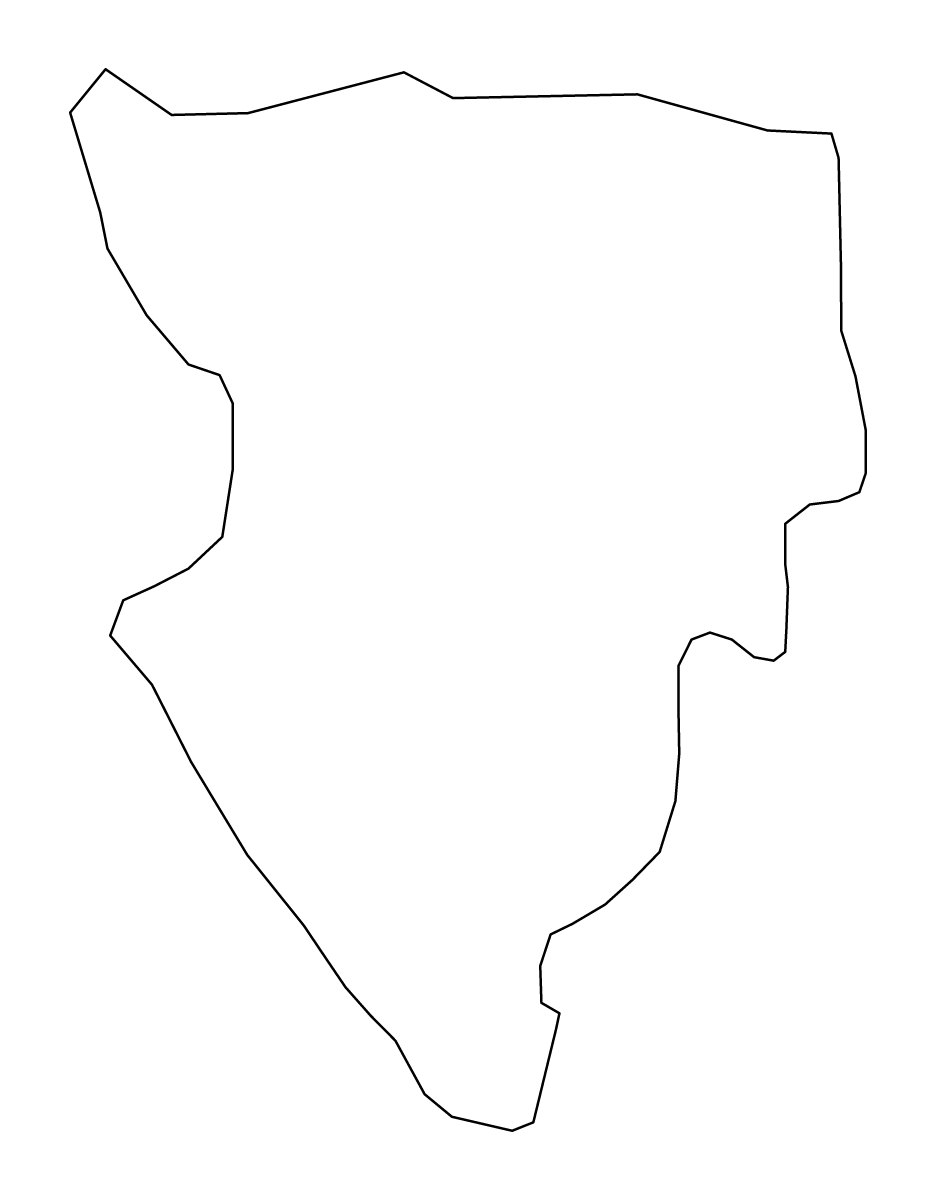 Outline map of Lipkovo Statistical Region, North Macedonia.
