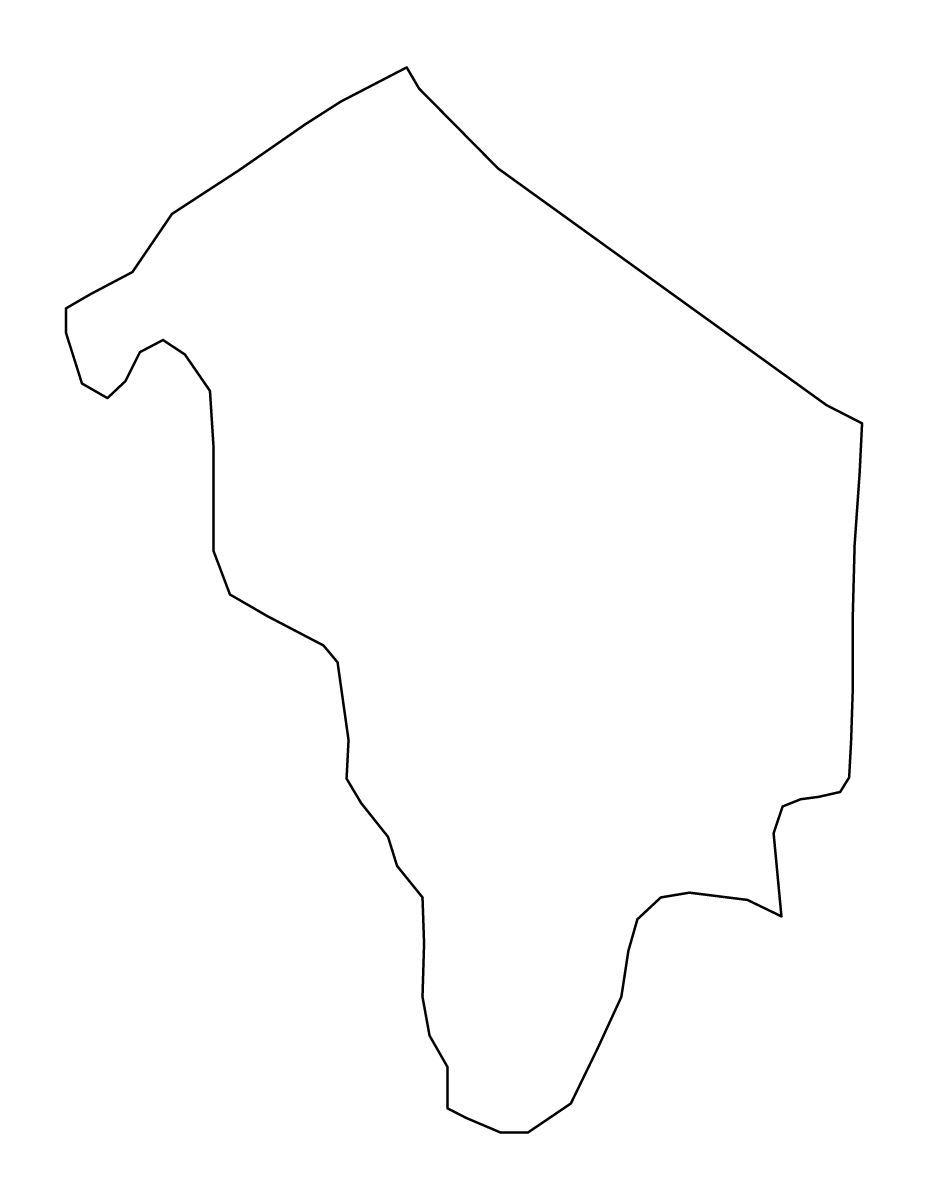 Carte de contour de Makedonska Kamenica, North Macedonia.