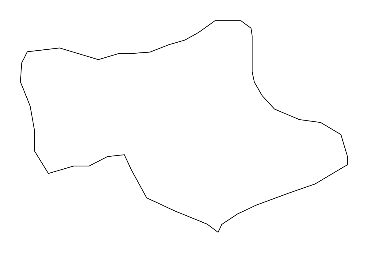 Mapa de contorno de Plasnica, North Macedonia.
