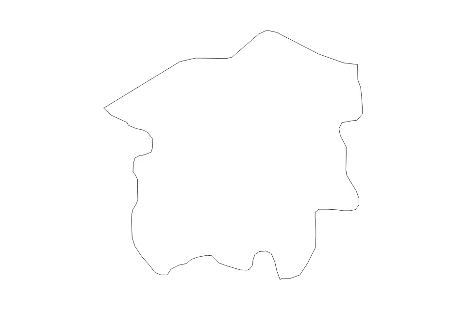 Mapa de Staro Nagoričane, North Macedonia de tipo contorno para Europa, con contorno con límites limpios.