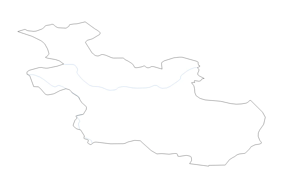 Vista previa del mapa de contorno de Overijssel