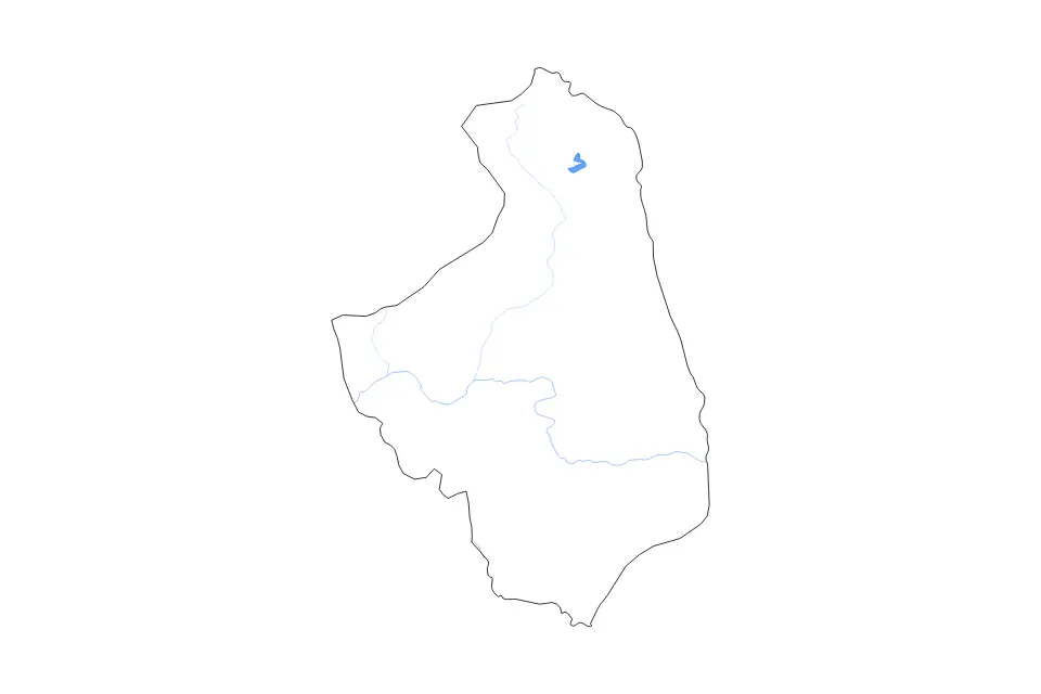 Mapa de Podlaskie Voivodeship, Poland de tipo contorno, lagos y ríos para Europa, con contorno, lagos y ríos con elementos de agua como Jezioro Wigry.
