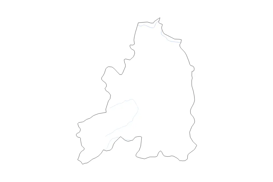 Aperçu de la carte de contour de Guarda