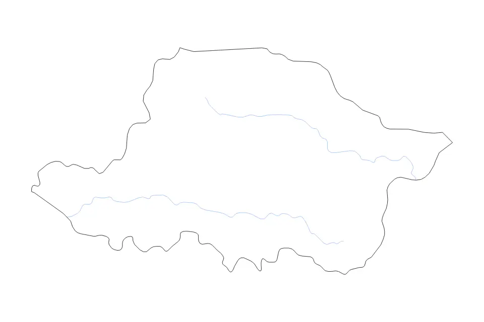 Arad outline map preview