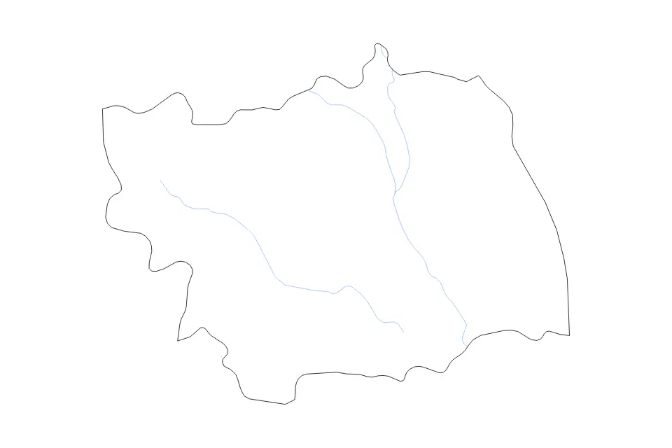 Bacău outline map preview