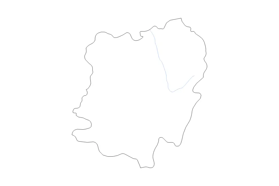 Carte de Caraș-Severin, Romania de type contour et rivières pour Europe, montrant contour et rivières avec des limites nettes.