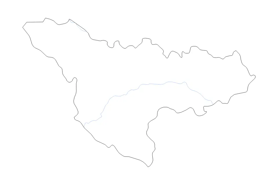 Carte de Timiș, Romania de type contour et rivières pour Europe, montrant contour et rivières avec des limites nettes.