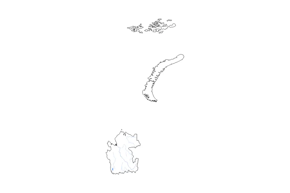 Arkhangelsk outline map preview