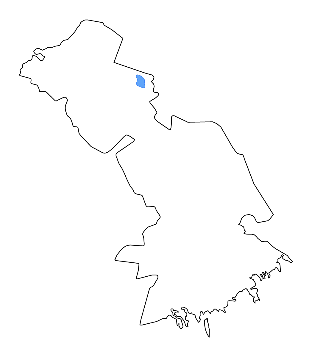 Mapa de contorno de Astrakhan, Russian Federation con lagos y ríos.