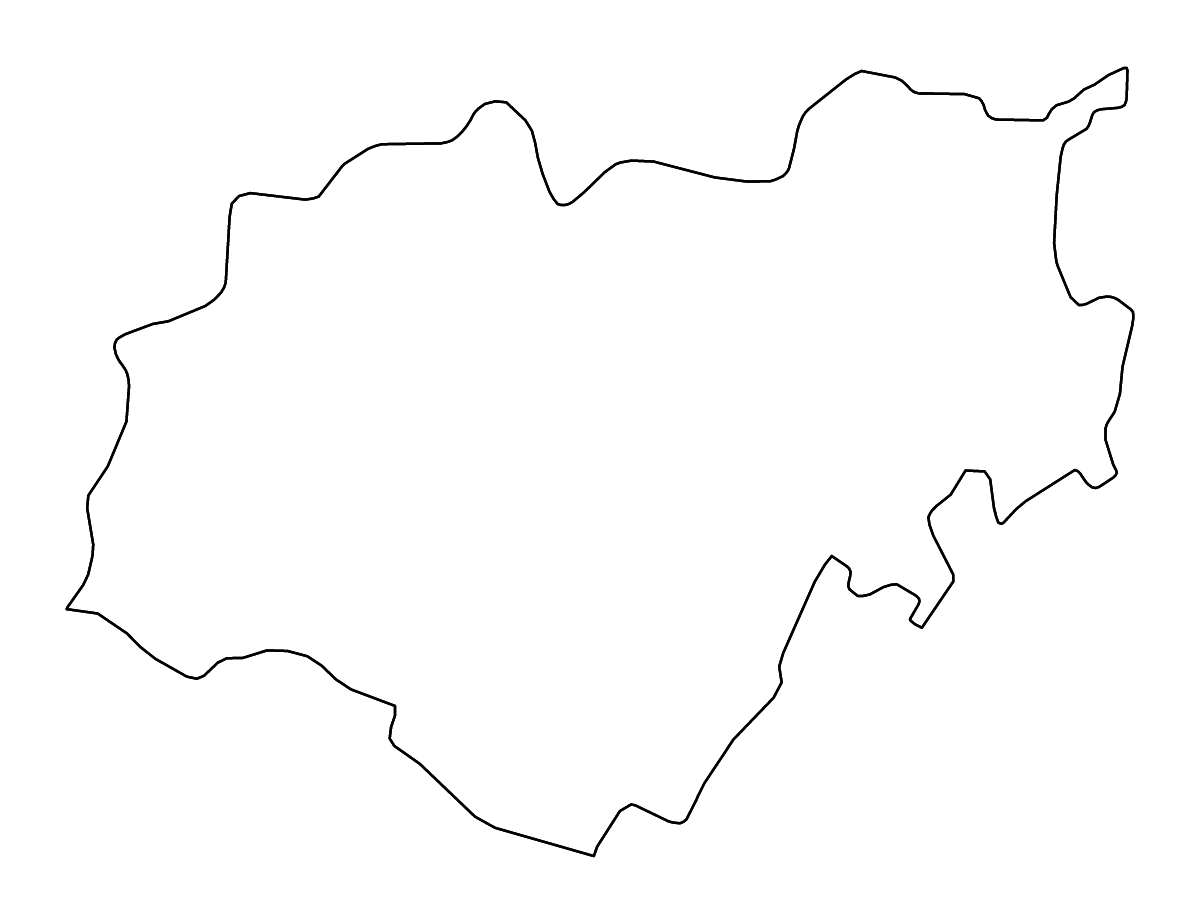 Carte de contour de Kabardino-Balkaria, Russian Federation avec rivières.