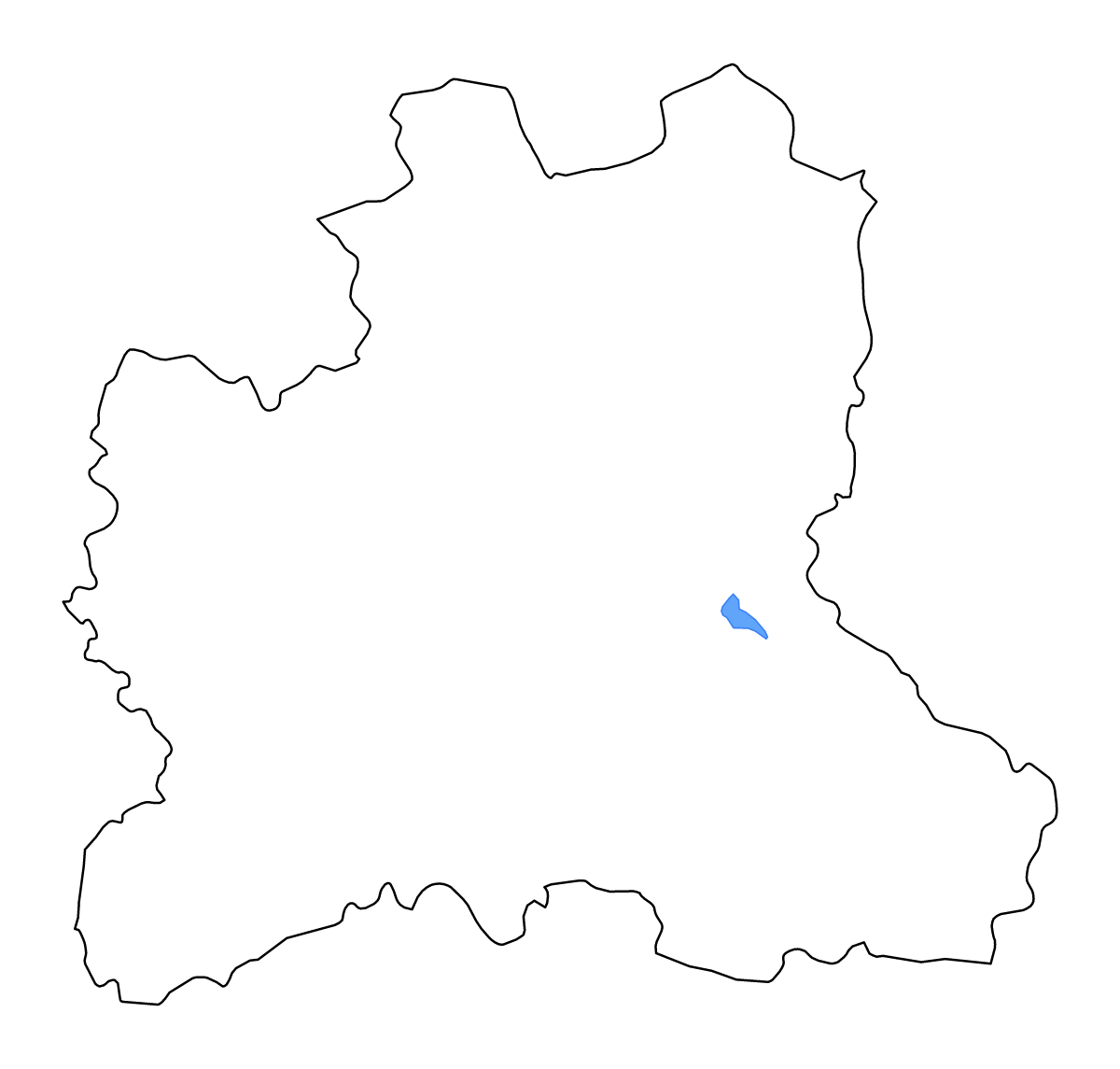 Carte de contour de Lipetsk, Russian Federation avec lacs et rivières.