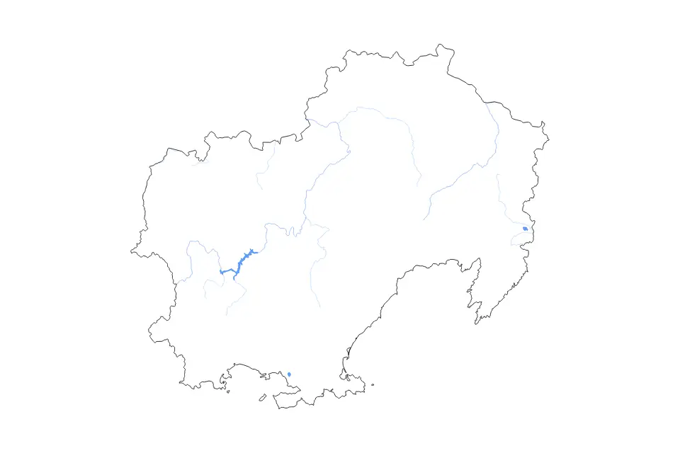Carte de Magadan, Russian Federation de type contour, lacs et rivières pour Europe, montrant contour, lacs et rivières avec des éléments hydrographiques comme Kolyma Vodokhranilishche, Ozero Paren’skoye et Ozero Chistoye.