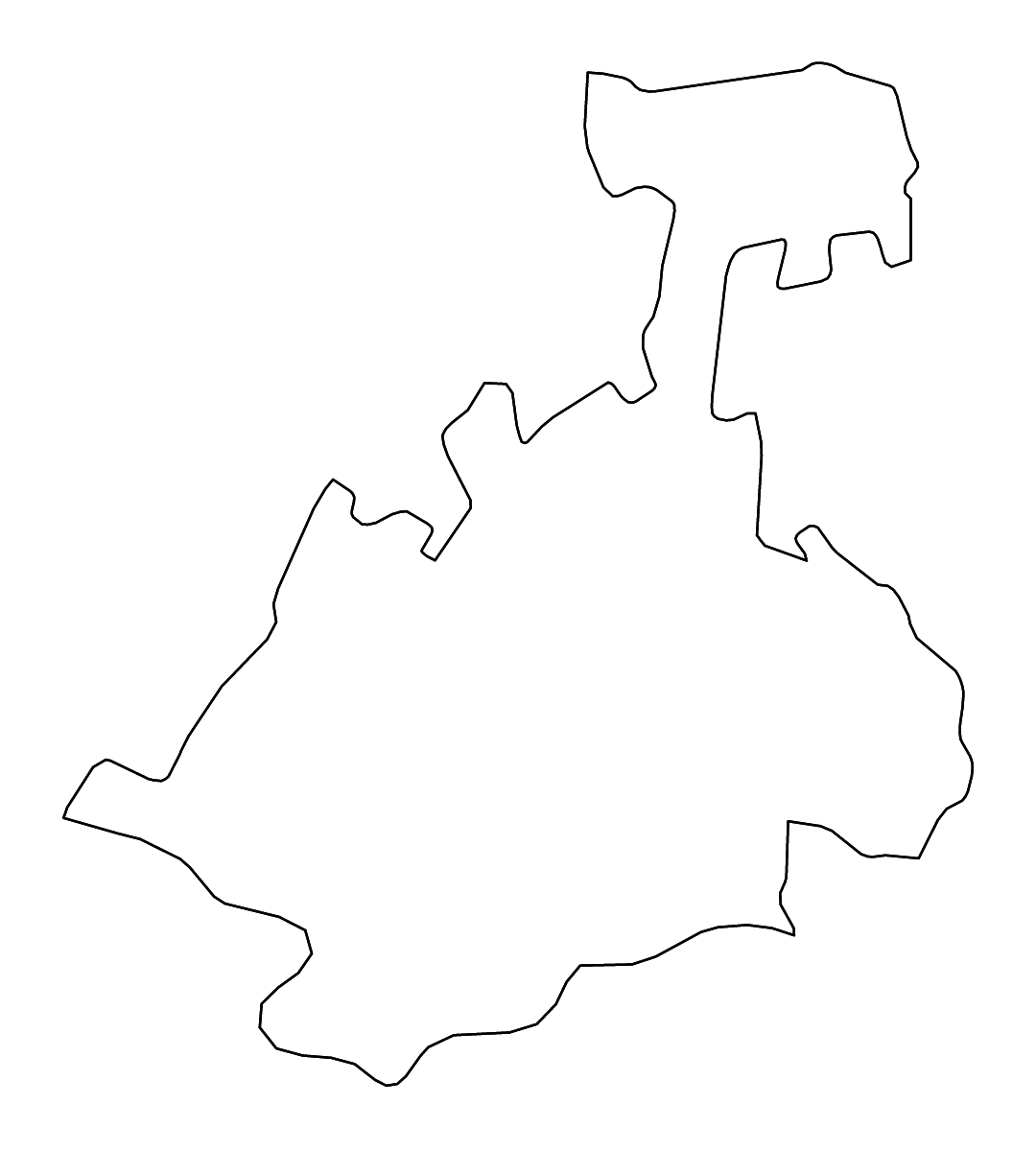 Carte de contour de Republic of North Ossetia-Alania, Russian Federation avec rivières.
