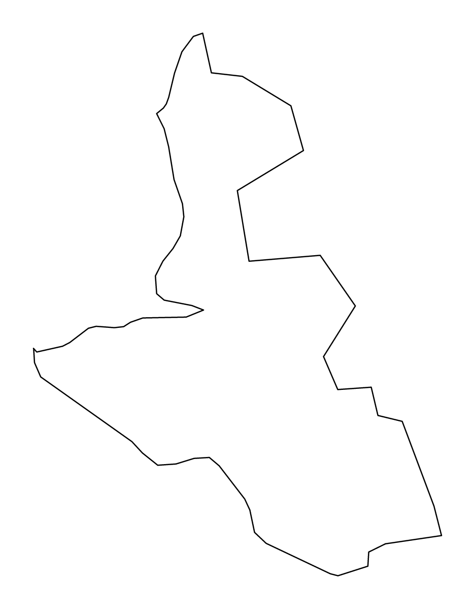 Mapa de contorno de Sevastopol, Russian Federation.