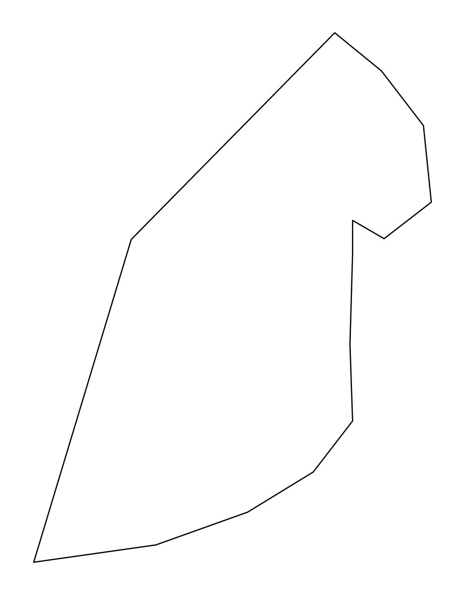 Mapa de contorno de Acquaviva, San Marino.
