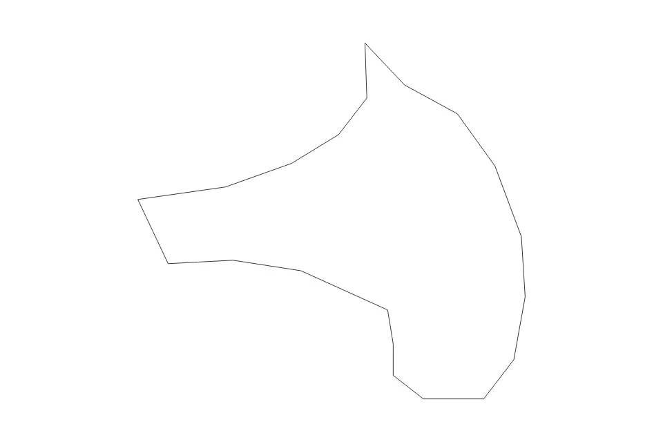 Carte de San Marino (Administrative Area), San Marino de type contour pour Europe, montrant contour avec des limites nettes.