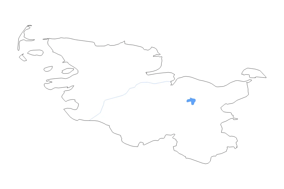 Aperçu de la carte de contour de Schleswig Holstein