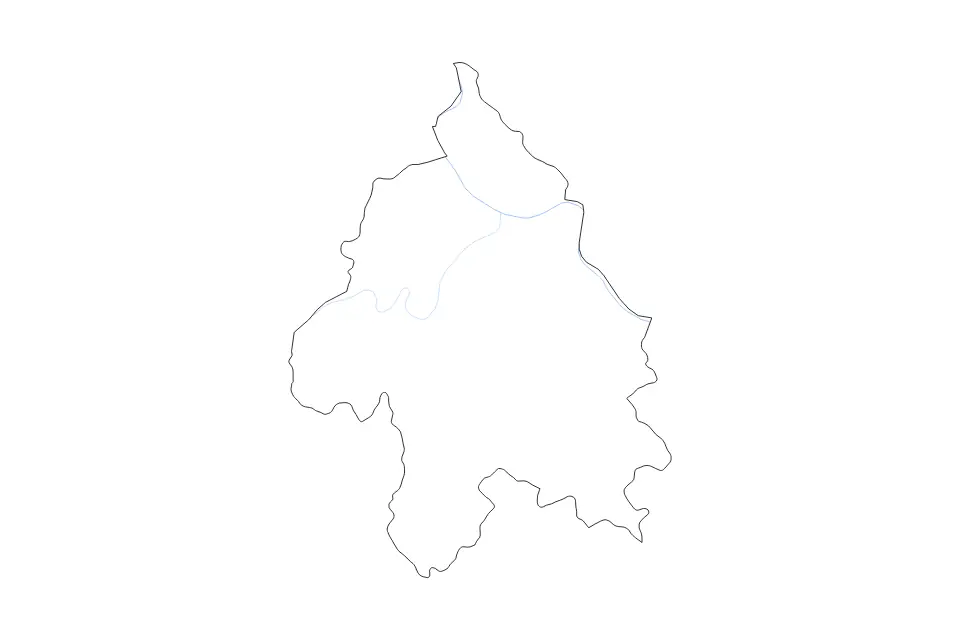 Belgrade outline map preview