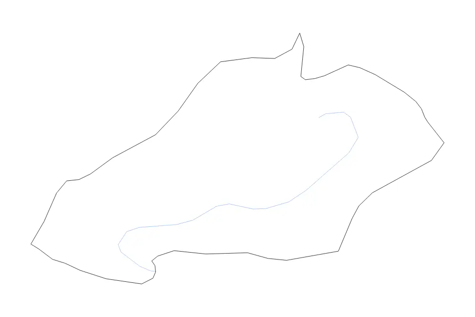 Carte de Bovec, Slovenia de type contour et rivières pour Europe, montrant contour et rivières avec des limites nettes.