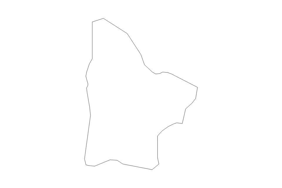 Mapa de Celje, Slovenia de tipo contorno para Europa, con contorno con límites limpios.