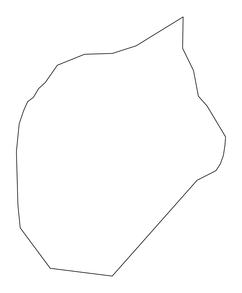 Outline map of Cerklje na Gorenjskem Municipality, Slovenia.