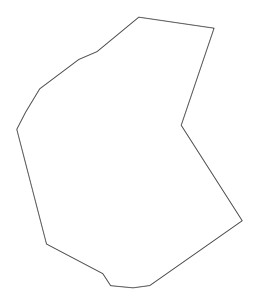 Mapa de contorno de Cerkvenjak, Slovenia.