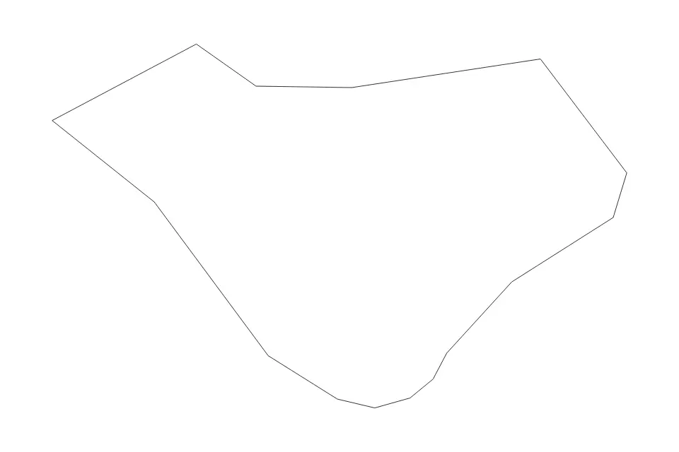 Mapa de Destrnik, Slovenia de tipo contorno para Europa, con contorno con límites limpios.